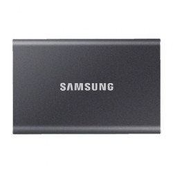 Disco externo ssd samsung portable t7 1tb/ usb 3.2/ gris