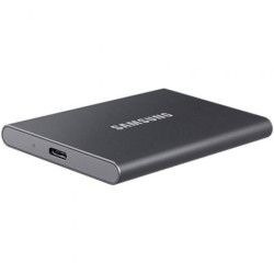 Disco externo ssd samsung portable t7 1tb/ usb 3.2/ gris