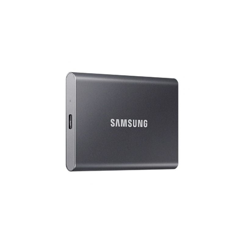 Disco externo ssd samsung portable t7 4tb/ usb 3.2/ gris