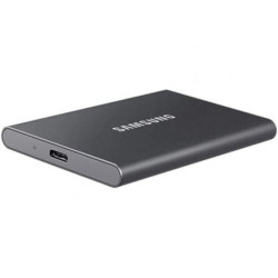 Disco externo ssd samsung portable t7 4tb/ usb 3.2/ gris