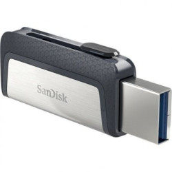 Pendrive 64gb sandisk dual usb tipo-c ultra usb 3.1/ tipo-c