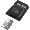 Tarjeta de memoria sandisk ultra 128gb microsd xc con adaptador/ clase 10/ 80mb/s