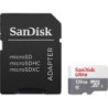 Tarjeta de memoria sandisk ultra 128gb microsd xc con adaptador/ clase 10/ 80mb/s