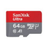 Tarjeta de memoria sandisk ultra 64gb microsd xc con adaptador/ clase 10/ 140mbs