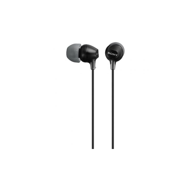 Auriculares intrauditivos sony mdrex15lpb/ jack 3.5/ negros