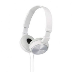 Auriculares sony mdrzx310apw/ con micrófono/ jack 3.5/ blancos