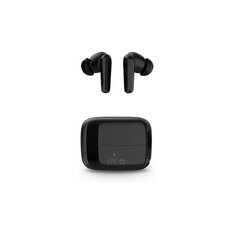 Auriculares bluetooth spc ether 2 pro con estuche de carga/ autonomía 6.5h/ negros