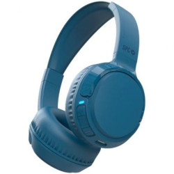 Auriculares inalámbricos spc heron 2 studio/ con micrófono/ bluetooth/ azules