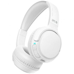 Auriculares inalámbricos spc heron 2 studio/ con micrófono/ bluetooth/ blancos