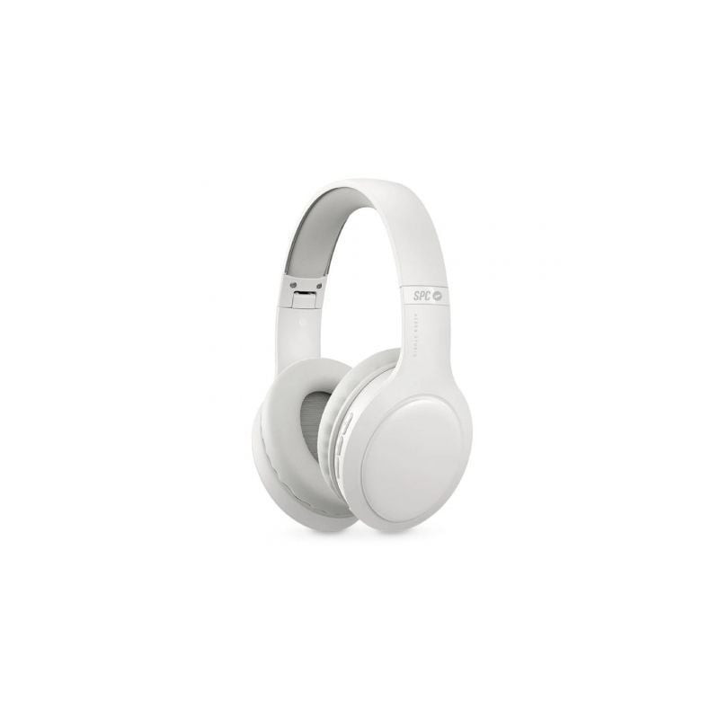 Auriculares inalámbricos spc heron studio/ con micrófono/ bluetooth/ blancos