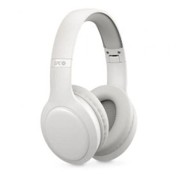 Auriculares inalámbricos spc heron studio/ con micrófono/ bluetooth/ blancos