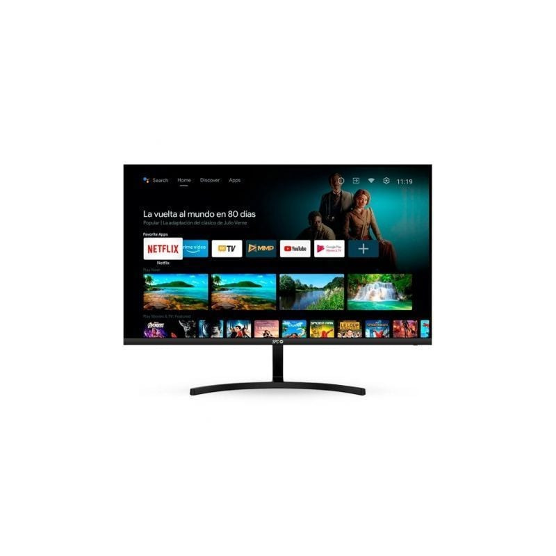 Smart monitor spc 900024n 24'/ full hd/ smart tv/ multimedia/ negro