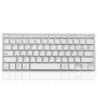 Teclado compacto inalámbrico por bluetooth subblim advance compact/ plata