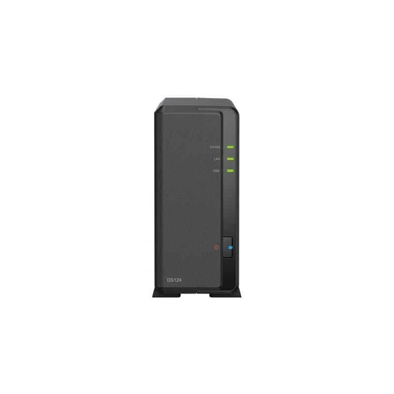 Nas synology diskstation ds124/ 1 bahía 3.5'- 2.5'/ 1gb ddr4/ formato torre