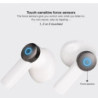 Auriculares bluetooth tooq bender tqbwh-0031w con estuche de carga/ autonomía 4h/ blancos