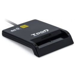 Lector de dni tooq tqr-211b/ usb tipo-c/ negro