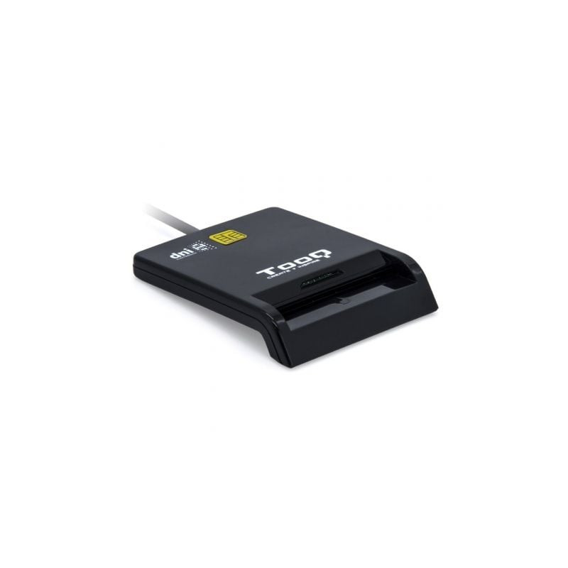 Lector de dni tooq tqr-211b/ usb tipo-c/ negro