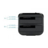 Docking station para discos duros tooq tqds-802b