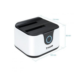 Docking station para discos duros tooq tqds-802bw