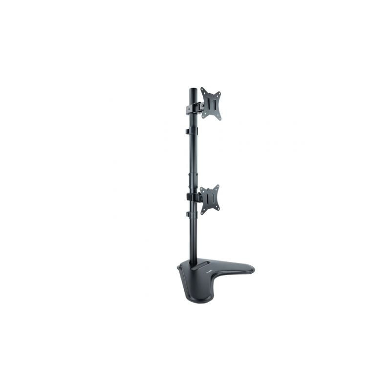 Soporte para 2 monitores tooq db1703tnv-b/ hasta 9kg