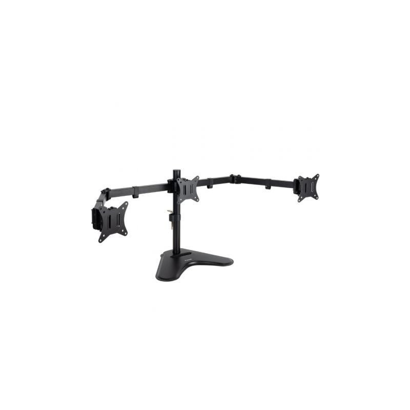 Soporte para 3 monitores tooq db1704tn-b/ hasta 7kg