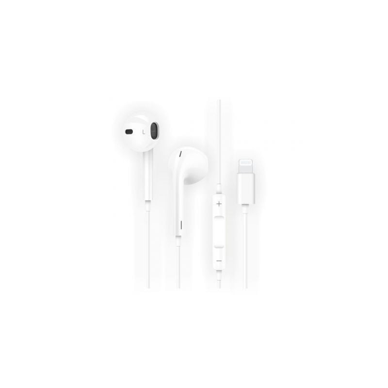 Auriculares intrauditivos tech one tech eartech hip tec1201/ con micrófono/ lightning/ blancos