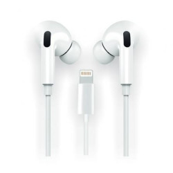 Auriculares intrauditivos tech one tech eartech hop tec1202/ con micrófono/ lightning/ blancos