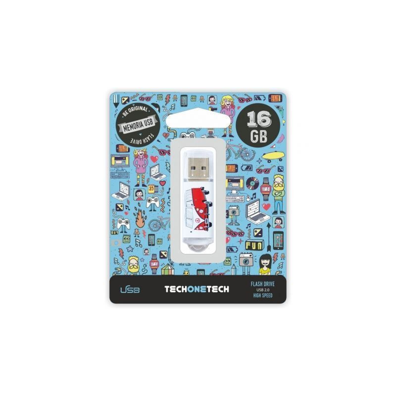 Pendrive 16gb tech one tech camper van-van usb 2.0