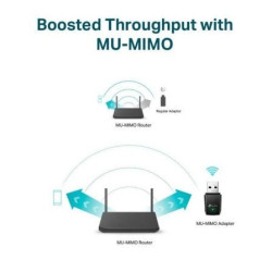 Mini adaptador usb - wifi tp-link archer t3u ac1300/ 1300mbps