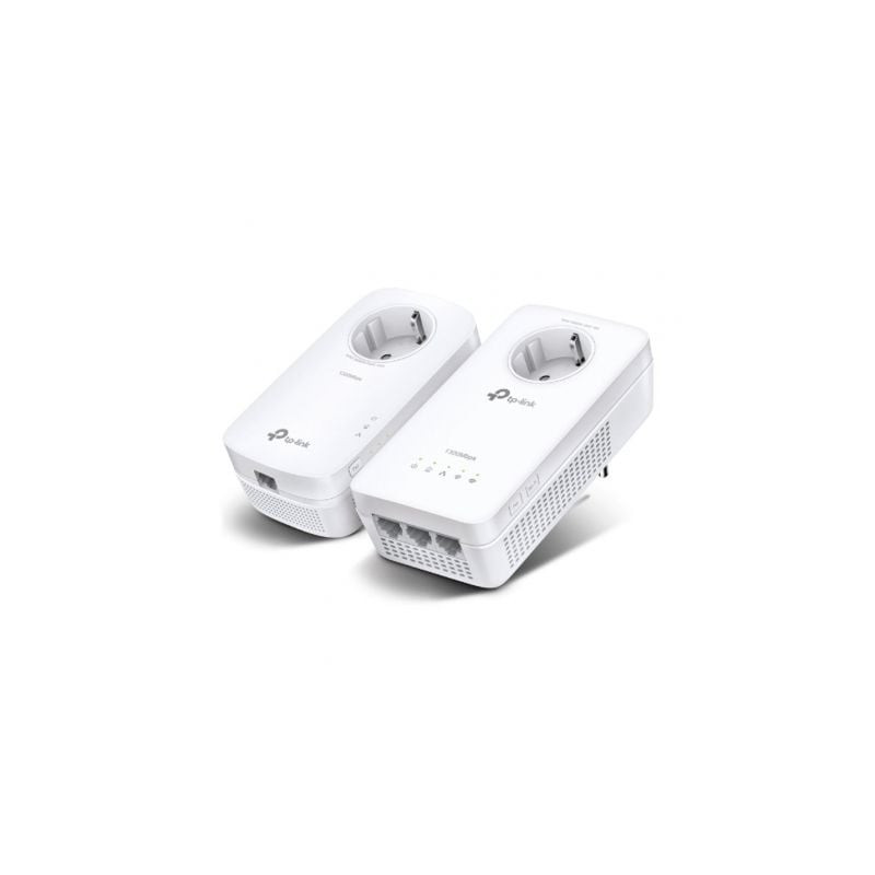 Adaptador powerline tp-link av1300 1300mbps/ alcance 300m/ pack de 2