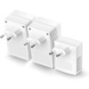 Adaptador powerline tp-link wpa4220tkit 500mbps/ alcance 300m/ pack de 3