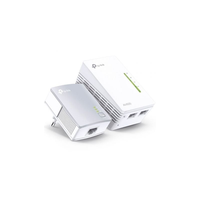 Adaptador powerline tp-link wpa4221kit 600mbps/ alcance 300m/ pack de 2