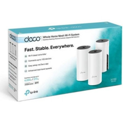 Sistema mesh tp-link deco m4 1200mbps/ 2.4ghz 5ghz/ pack de 3