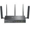 Router vpn 4g tp-link omada er706w-4g/ wifi 6/ 3000mbps/ 2.4ghz 5ghz/ 5 antenas/ wifi 802.1q