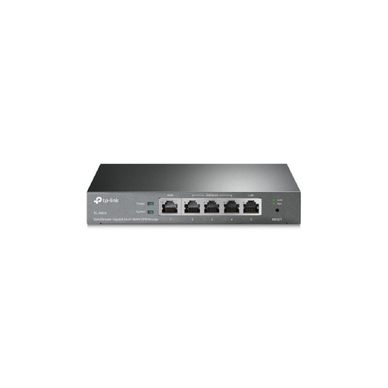 Router vpn safestream gigabit tp-link omada tl-r605/ 5 puertos multi-wan