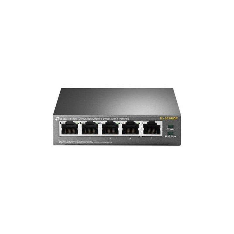 Switch tp-link tl-sf1005p 5 puertos/ rj-45 10/100 poe