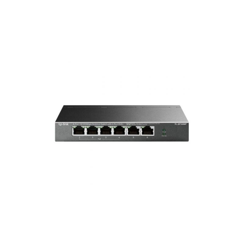 Switch tp-link tl-sf1006p 6 puertos/ rj-45 10/100 poe