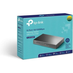 Switch tp-link sf1008p 8 puertos/ rj-45 10/100 poe