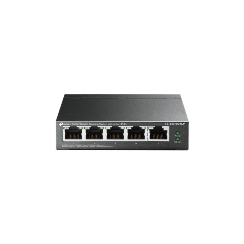 Switch tp-link tl-sg1005lp 5 puertos/ rj-45 10/100/1000/ poe