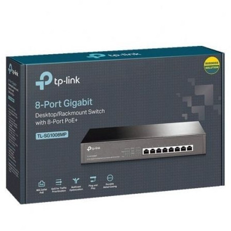 TP-LINK TL-SG1008MP Switch 8xGB PoE+