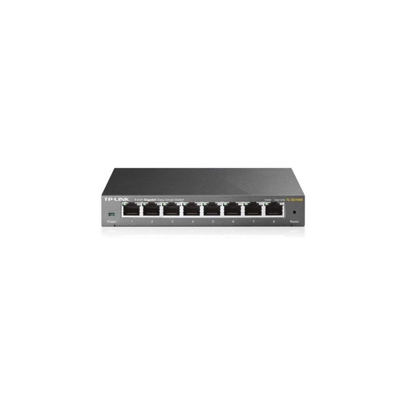 Switch tp-link easy smart tl-sg108e 8 puertos/ rj-45 10/100/1000