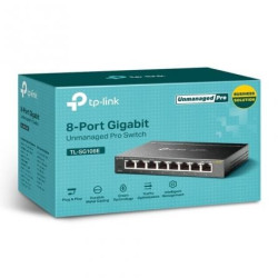 Switch tp-link easy smart tl-sg108e 8 puertos/ rj-45 10/100/1000