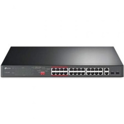 Switch tp-link tl-sl1226p 26 puertos/ rj-45 10/100/1000 poe/ sfp