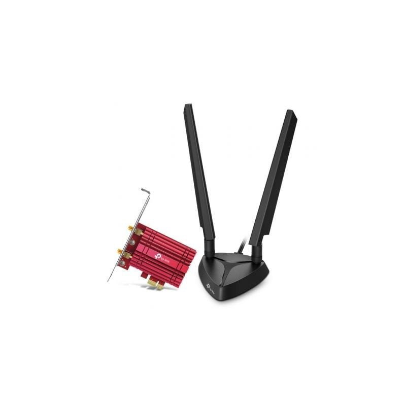 Tarjeta de red inalámbrica-pci express tp-link archer txe75e/ 5400mbps/ 2.4/5/6ghz