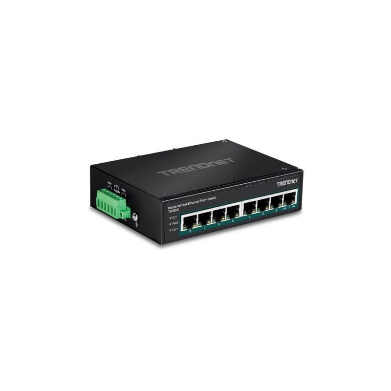 Switch trendnet ti-pe80 8 puertos/ rj-45 gigabit 10/100 poe