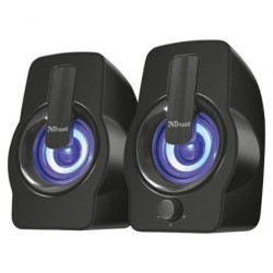 Altavoces trust gemi rgb/ 12w/ 2.0