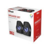 Altavoces trust gemi rgb/ 12w/ 2.0