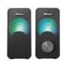 Altavoces trust arys rgb/ 12w/ 2.0