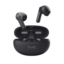 Auriculares bluetooth trust yavi enc con estuche de carga/ negros