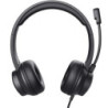 Auriculares trust hs-201 usb/ con micrófono/ usb/ negros